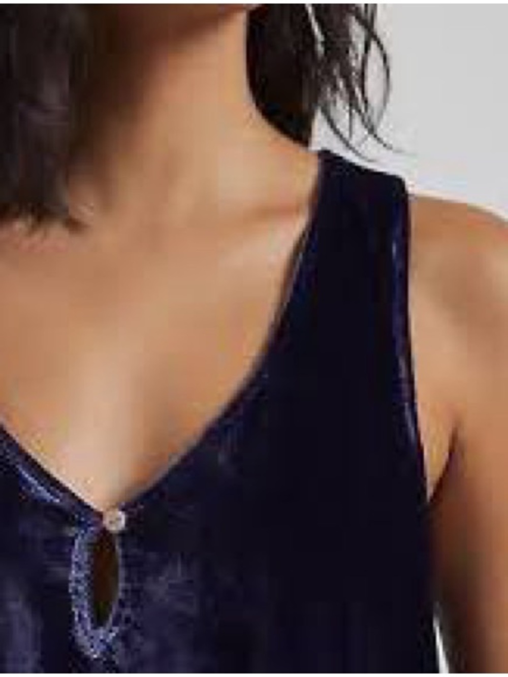 Anthropologie Suri Velvet Racer Back Tank Top - Picture 4 of 13